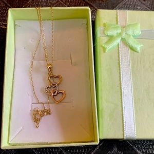 Tri colour necklace